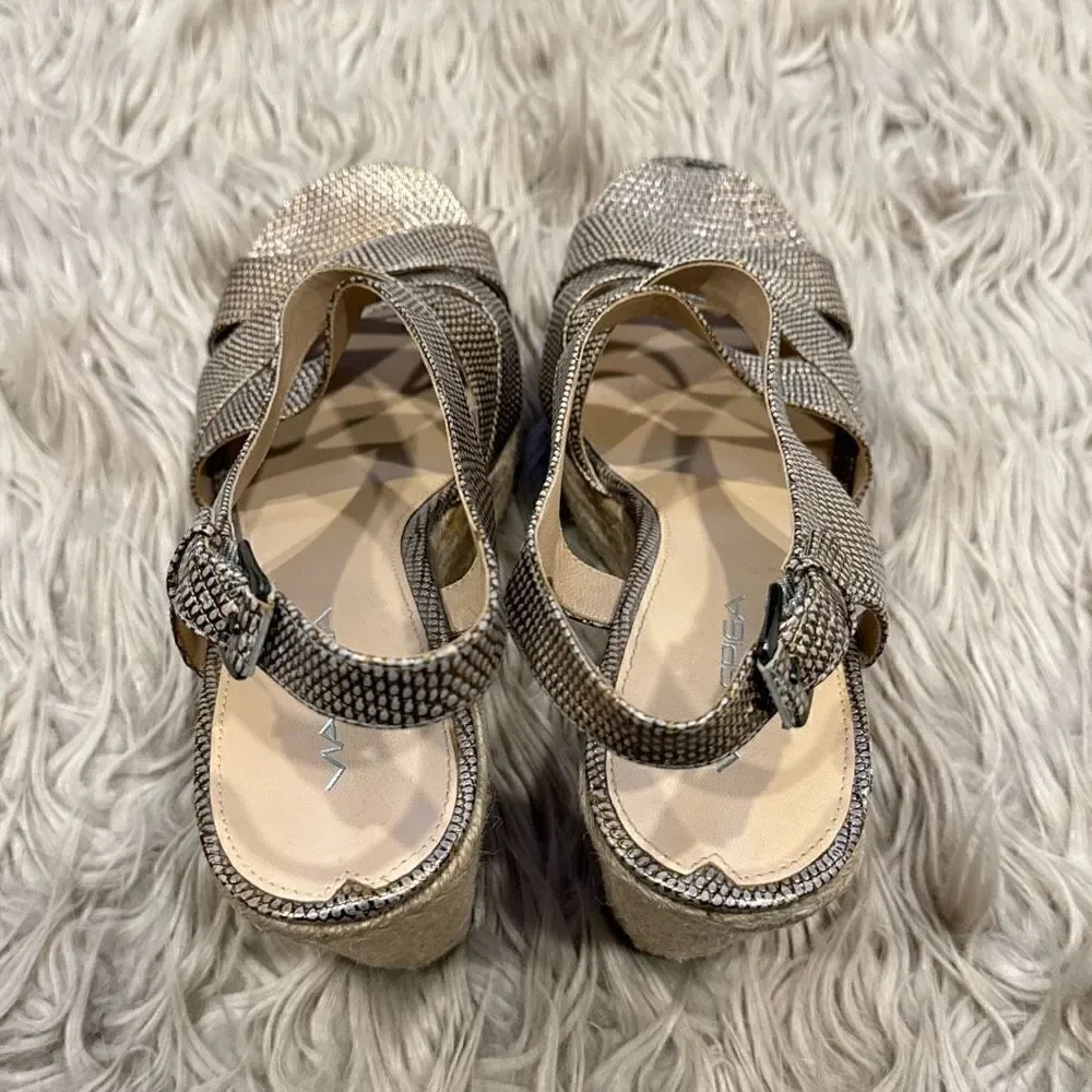 Via Spiga espadrille wedges size 10
